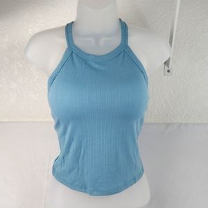 Dusty blue Cami Top with Padded Bra Cup Size Large